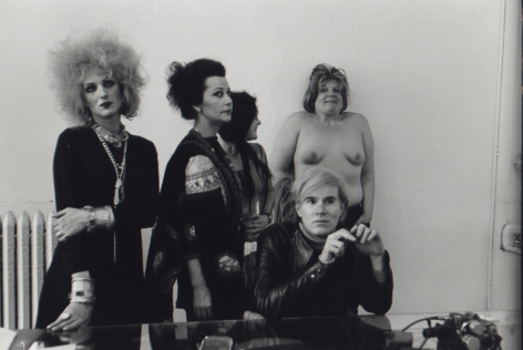 Fred W. McDarrah- Andy Warhol and Factory Actresses Candy Darling